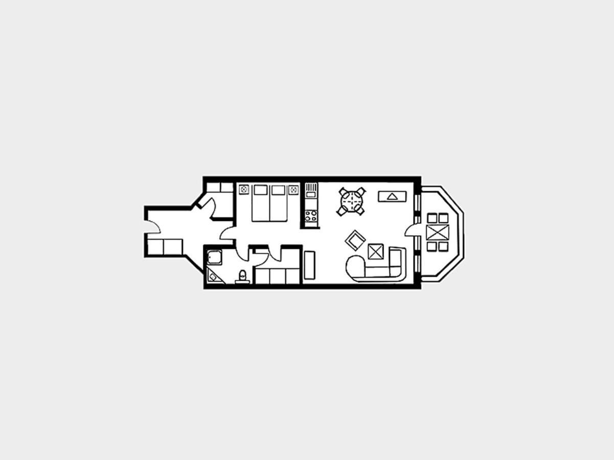 Strandvillen Binz - 1-Raum-Appartement mit Meerblick und Balkon SV 763 Exterior foto